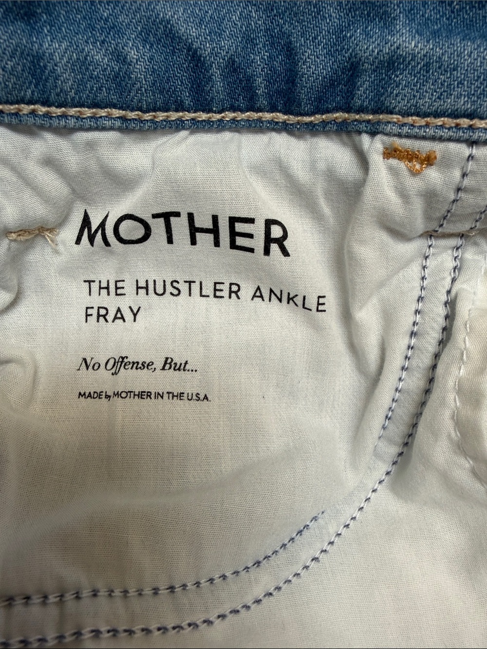 MOTHER The Hustler Ankle Fray size:27 - Picture 7 of 8